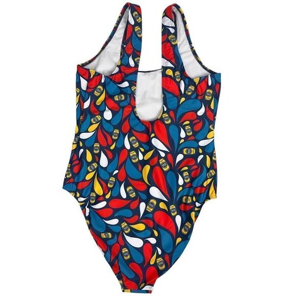 Shinesty Women's XL One Piece Swimsuit Sam Adams Print - Picture 2 of 6